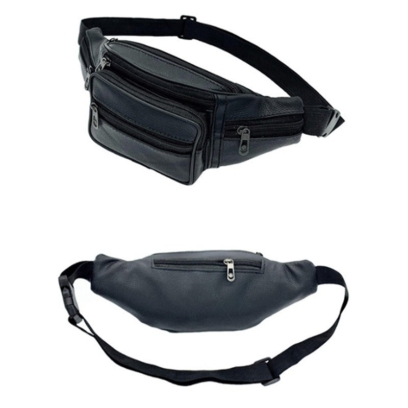 Top Layer Cowhide Waist Bag