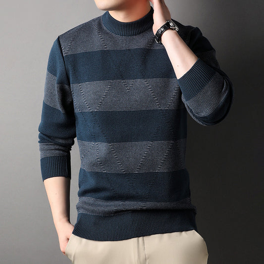 High Round Neck Knitwear Sweater