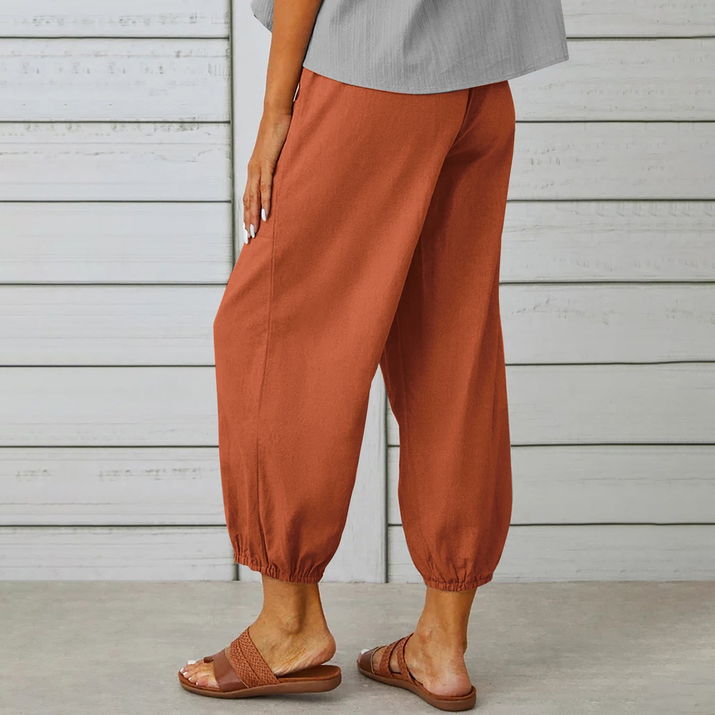 Drawstring Tie Pants