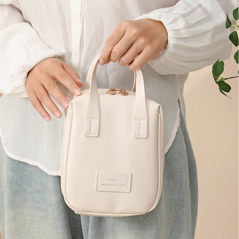 Handle-top Cosmetic Bag
