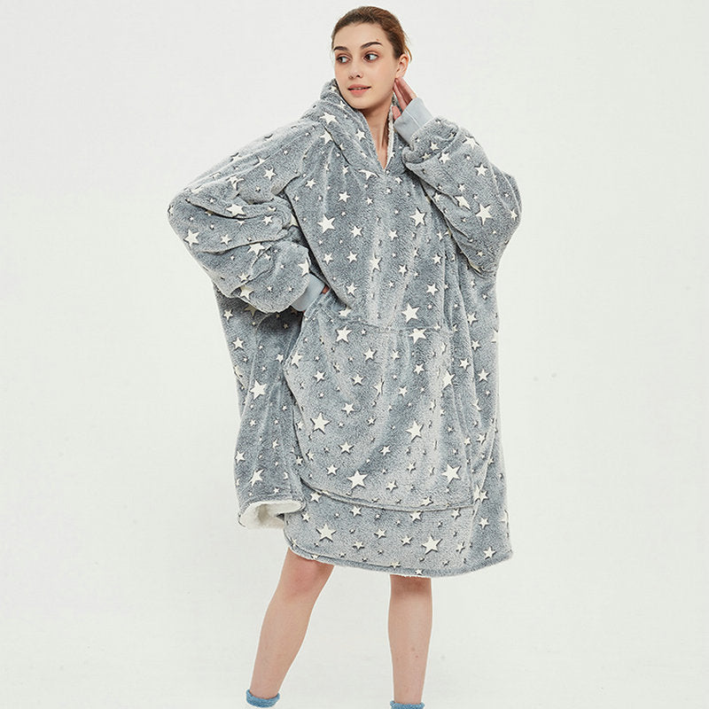 Ovesized Wearable Blanket Hoodie