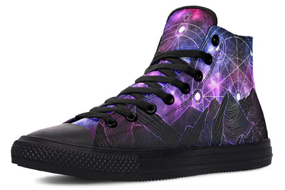 Printed Couple High-top Canvas Shoes