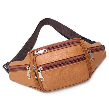 Top Layer Cowhide Waist Bag