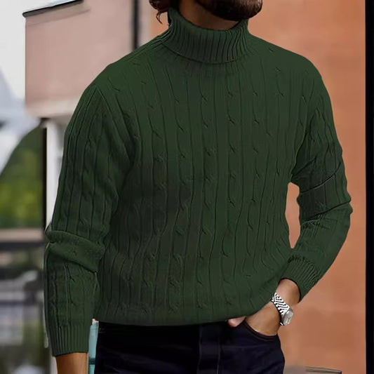 Turtleneck Long Sleeve Casual Sweater