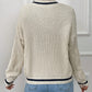 Casual Long Sleeve Striped Pullover Sweater