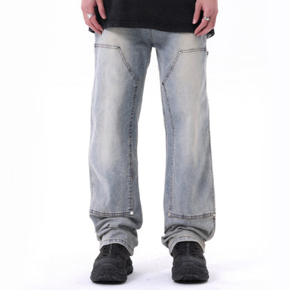 American High Street Washed Blue Jeans