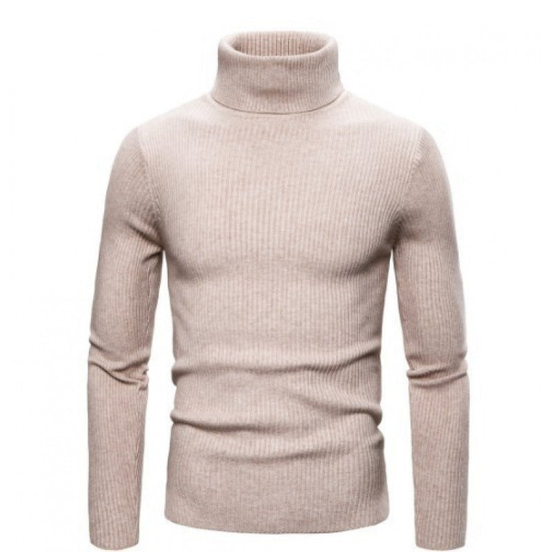 Slim-fit Turtleneck Long-sleeved Sweater