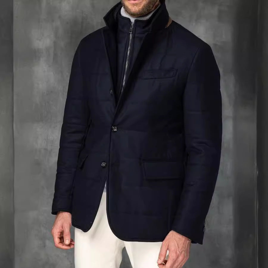 Collar Button Versatile Suit Jacket