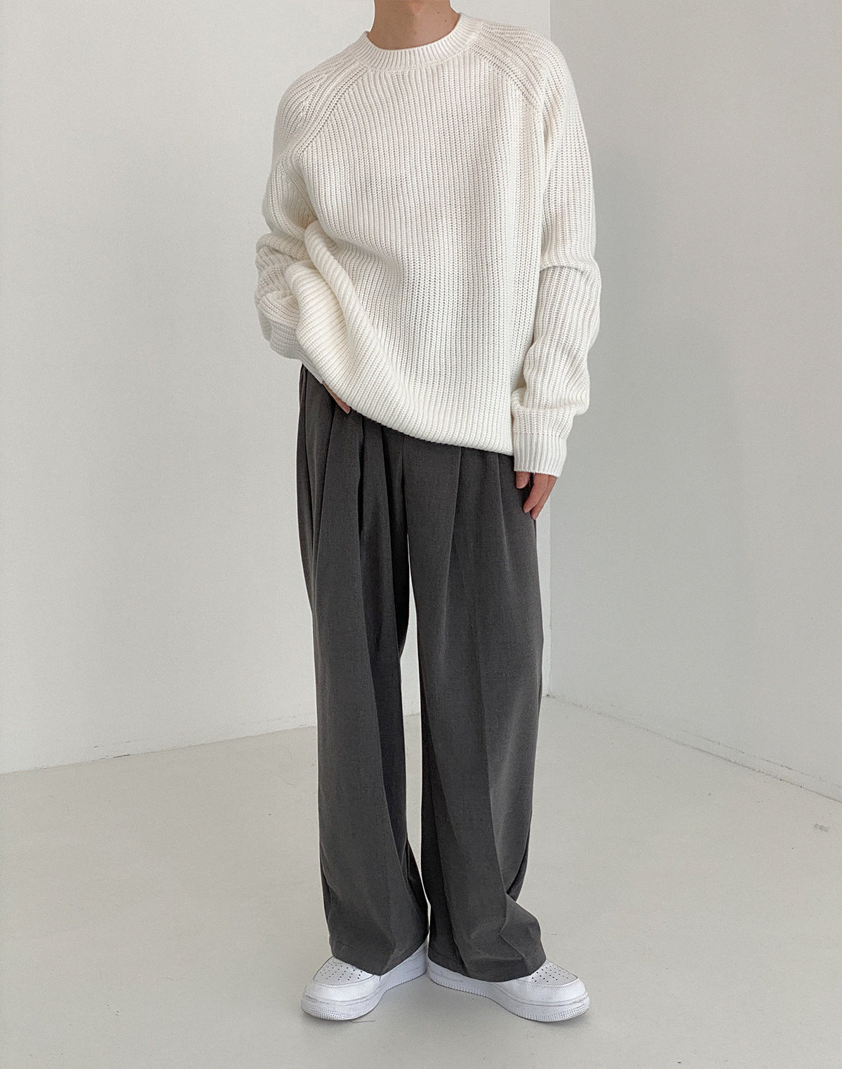 Loose And Lazy Style Thickened Sweater