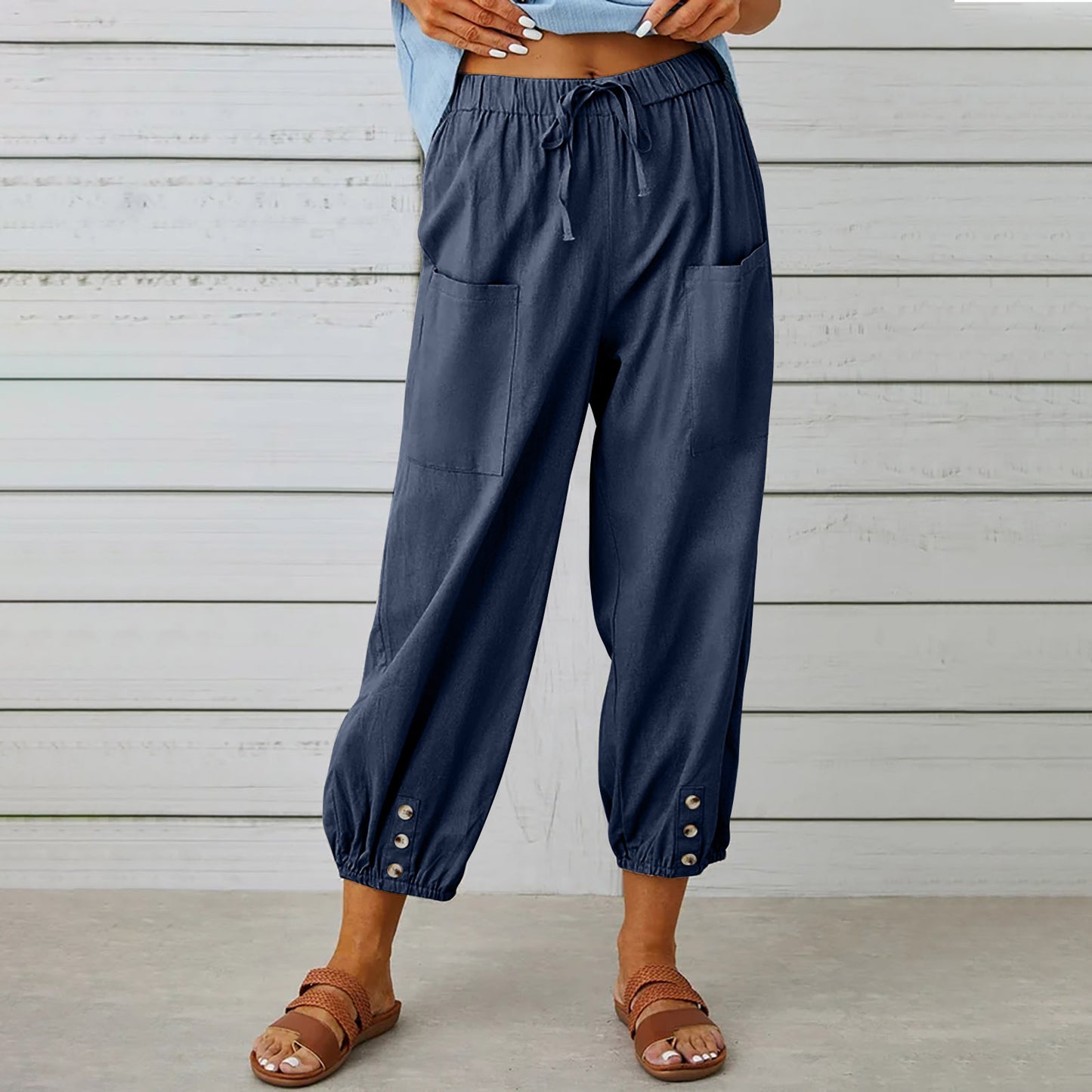 Drawstring Tie Pants