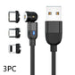 Three-in-one Bent Magnetic Cable