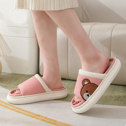 Cute Cartoon Bear Slippers