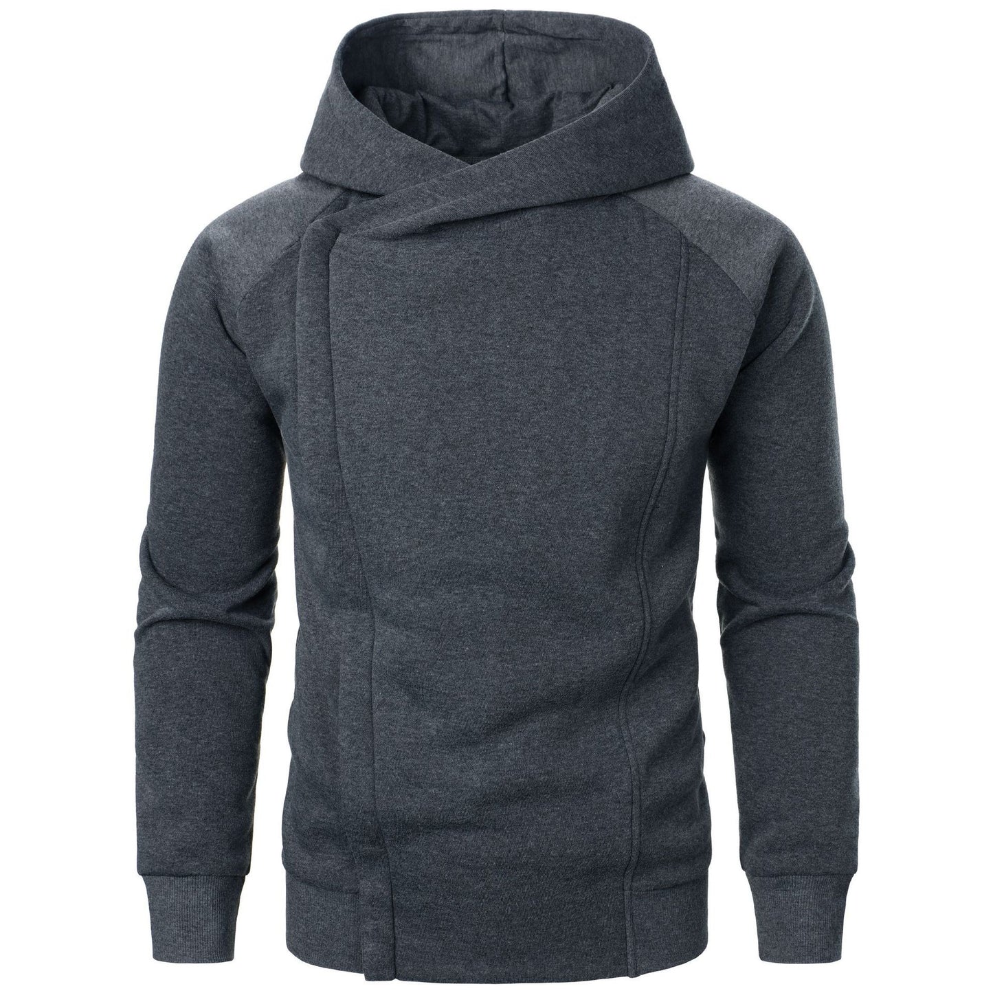 Side Zipper Hooded Sweater