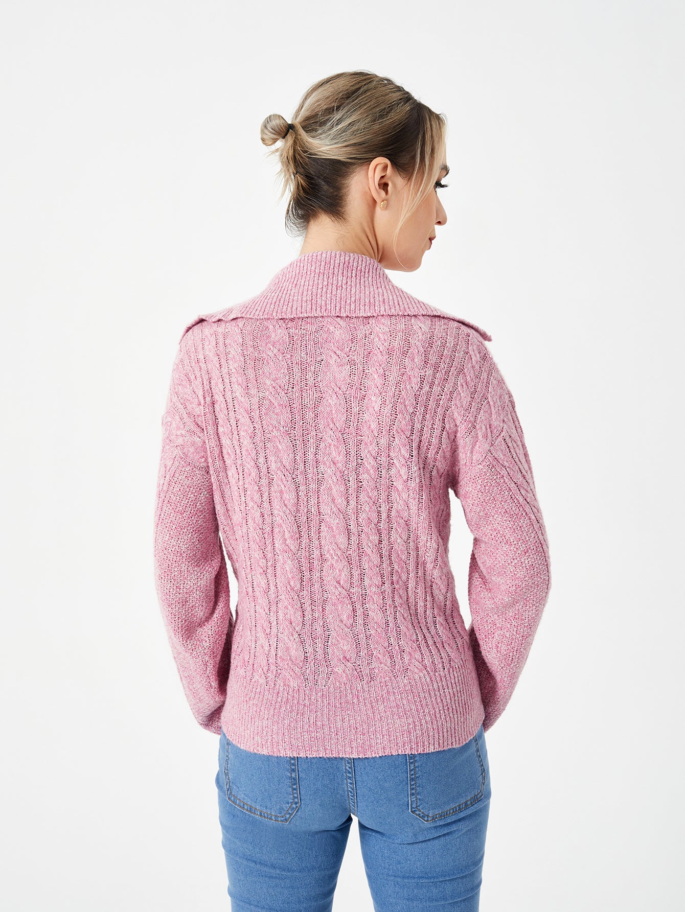 Warm Casual Lapel Sweater