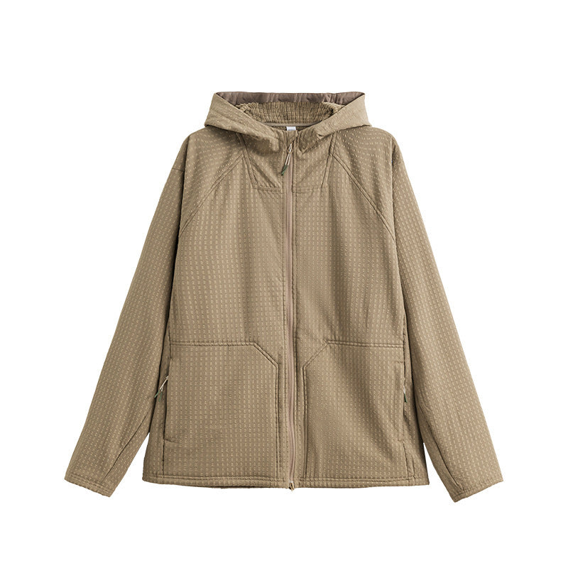 Mesh Brushed Sports Hooded