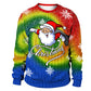 デジタルプリントクリスマスセーター