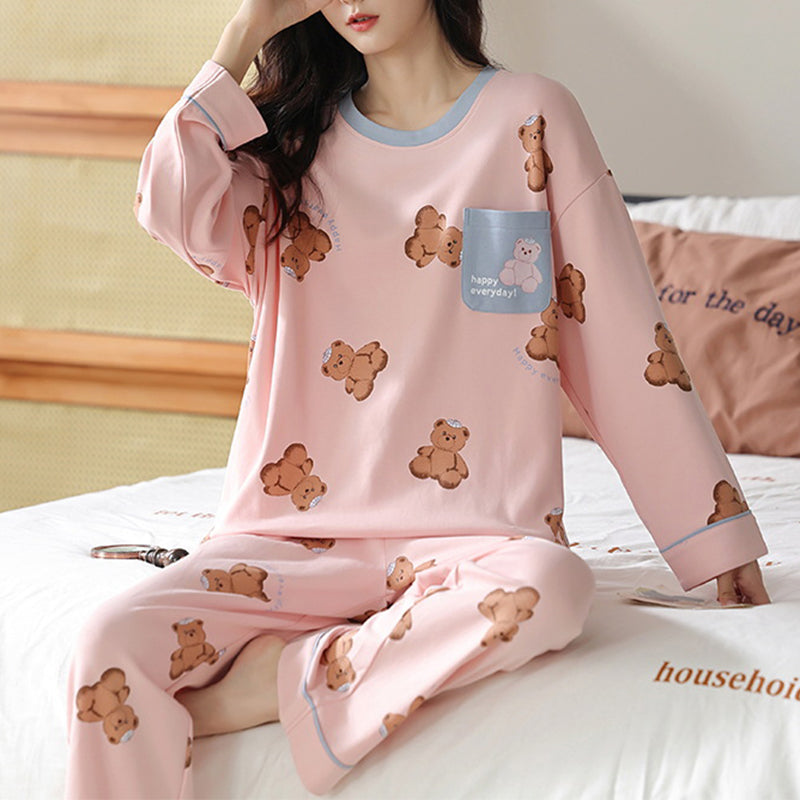 Loose Print Pajamas