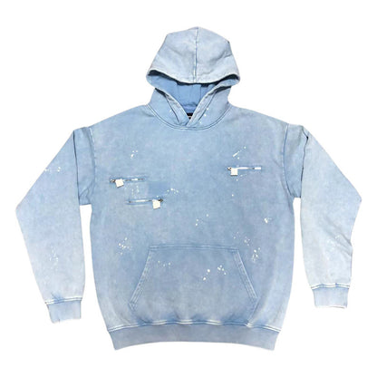 Washed Spray Paint Sweater