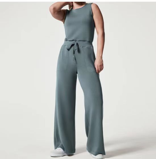 Solid Color Jumpsuit