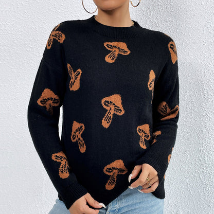 Crewneck Pullover Knitted Sweaters