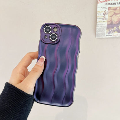 Solid-color Water Ripple Mobile Phone Case