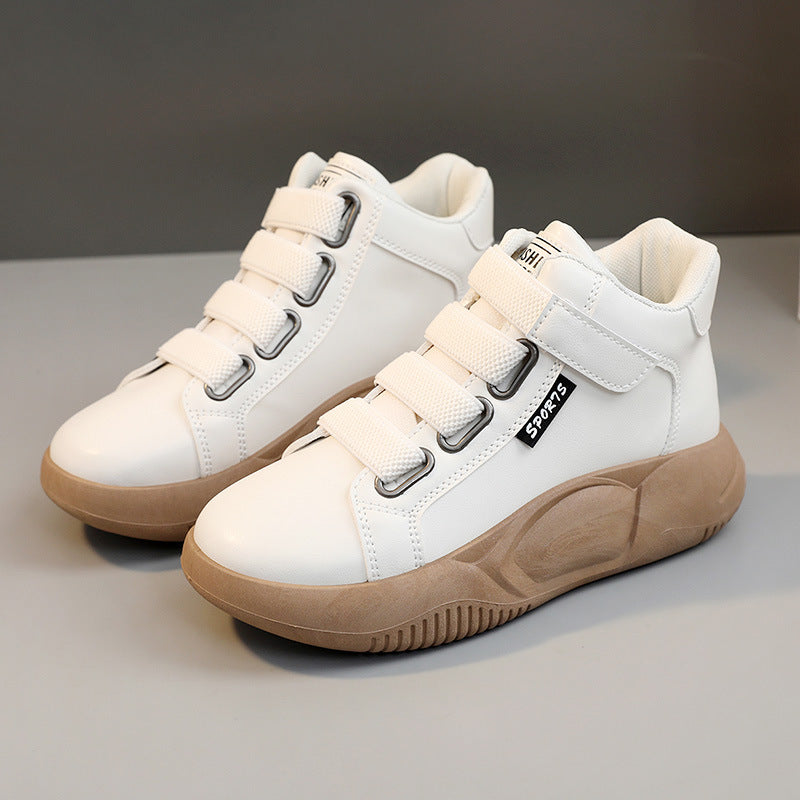 Mid-top Breathable Platform Sneakers