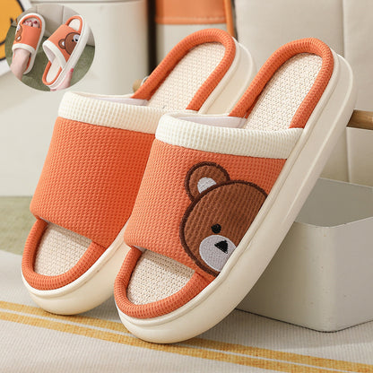 Cute Cartoon Bear Slippers