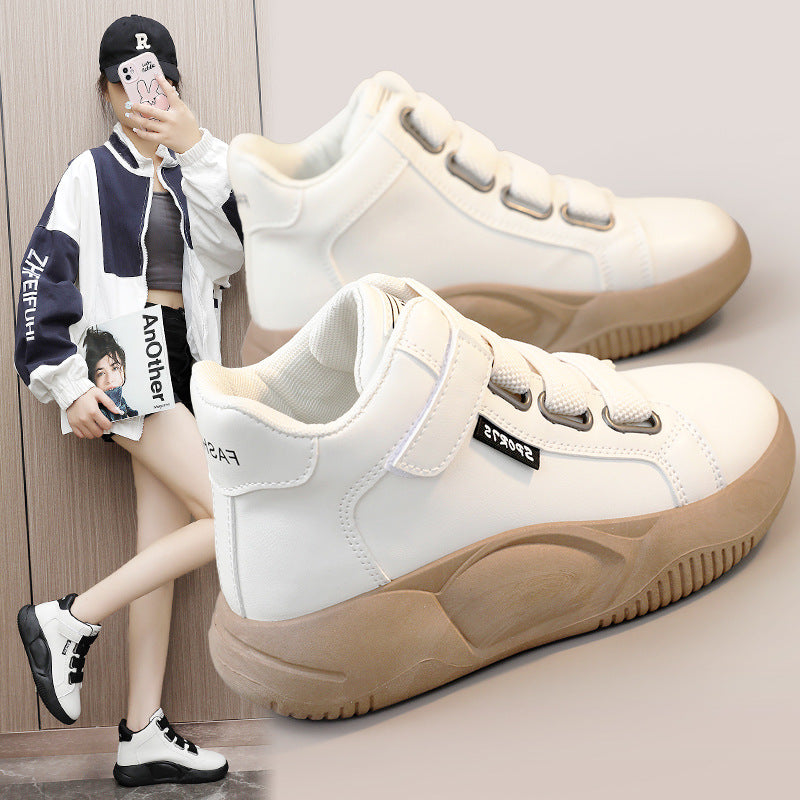 Mid-top Breathable Platform Sneakers