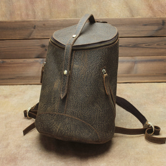 Retro Tide Leather Backpack