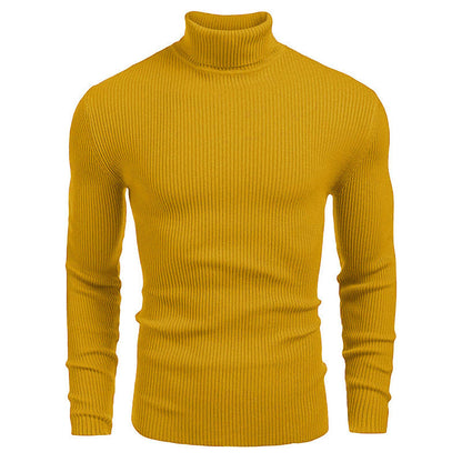 Slim-fit Turtleneck Long-sleeved Sweater