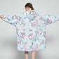 Ovesized Wearable Blanket Hoodie