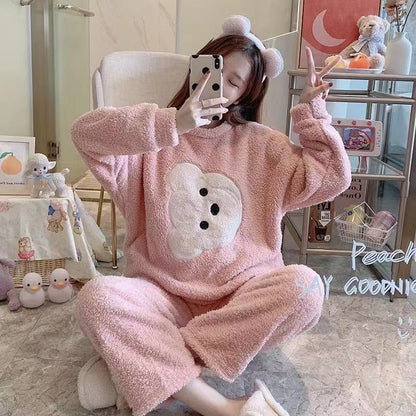 Cartoon Print Pajamas Sets