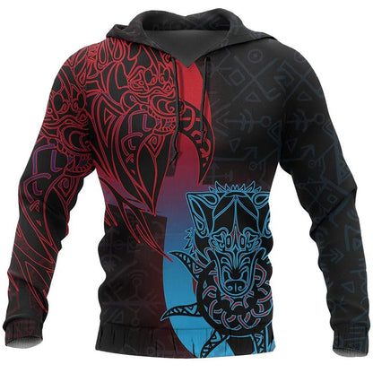 Digital Printed Vikings Sweater