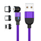 Three-in-one Bent Magnetic Cable
