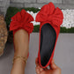 Big Bow Flat Shoes