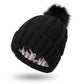 Satin Lined Skull Knit Hats