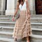 Mesh Tiered Skirt