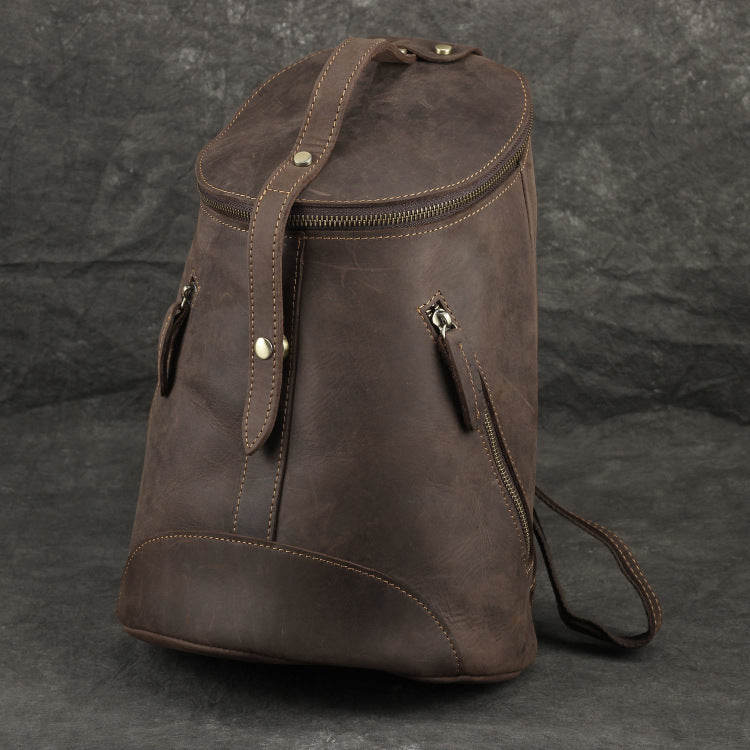 Retro Tide Leather Backpack