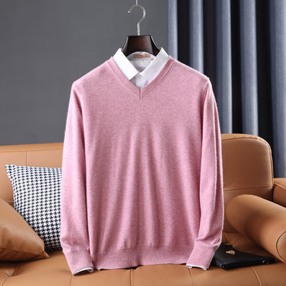 V-neck Long Sleeved  Sweater