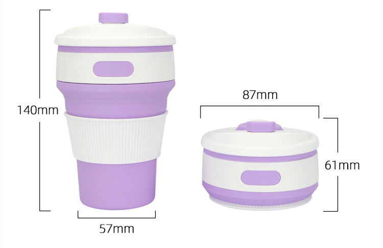 Silicone Portable Straw Cup