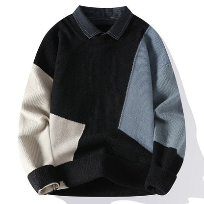 False Two Pieces Sweater