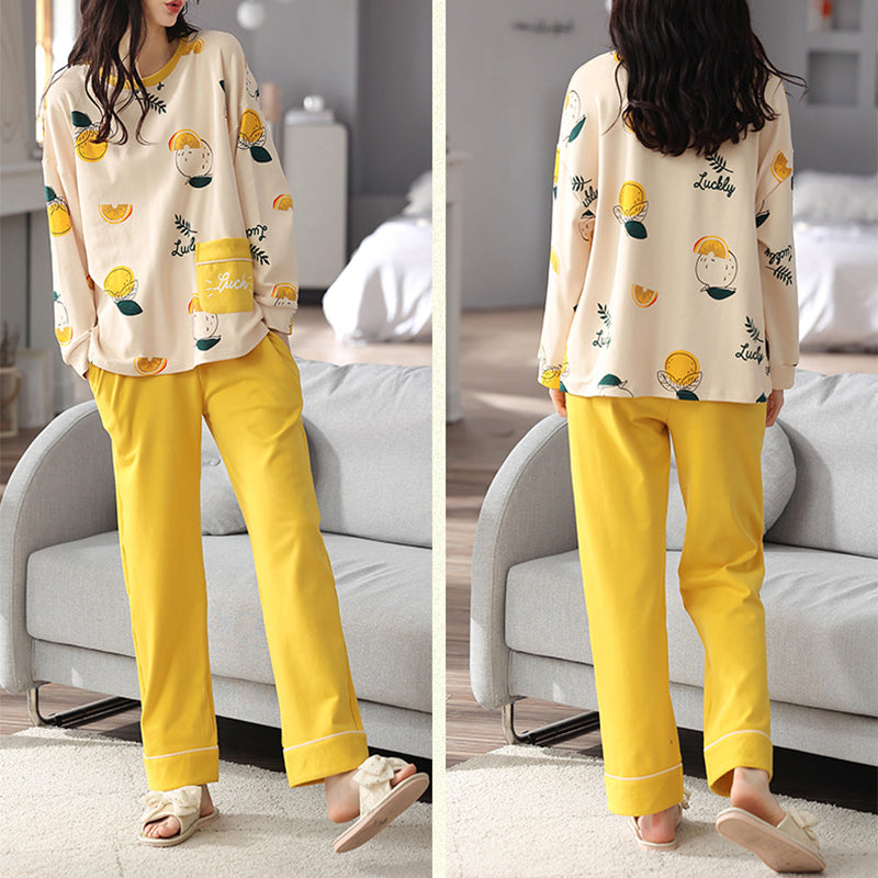 Loose Print Pajamas