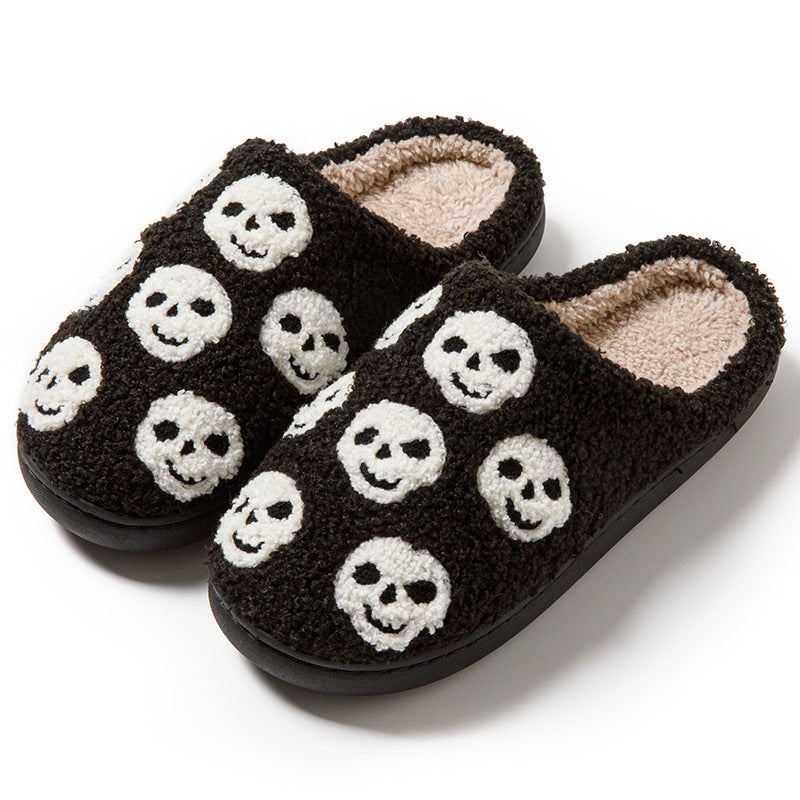 Pumpkin Printed Halloween Slippers