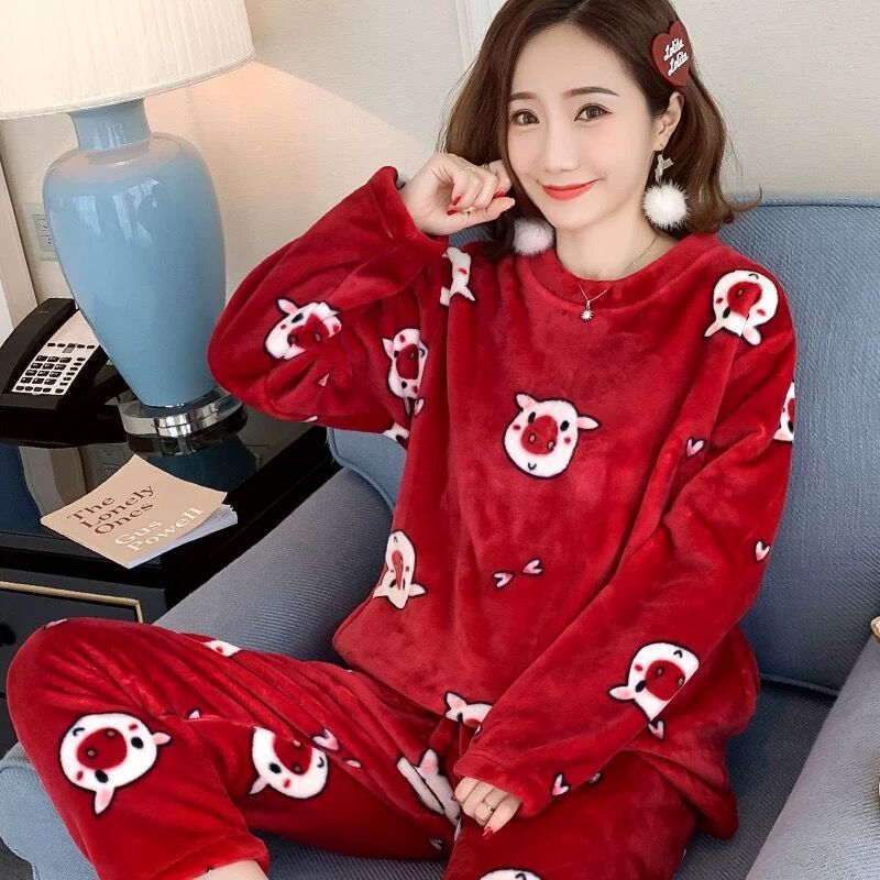 Cartoon Print Pajamas Sets