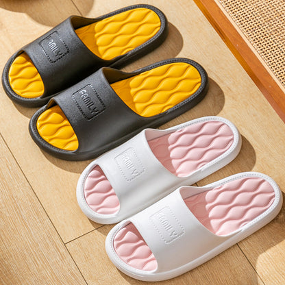 Wave Pattern Design Slippers