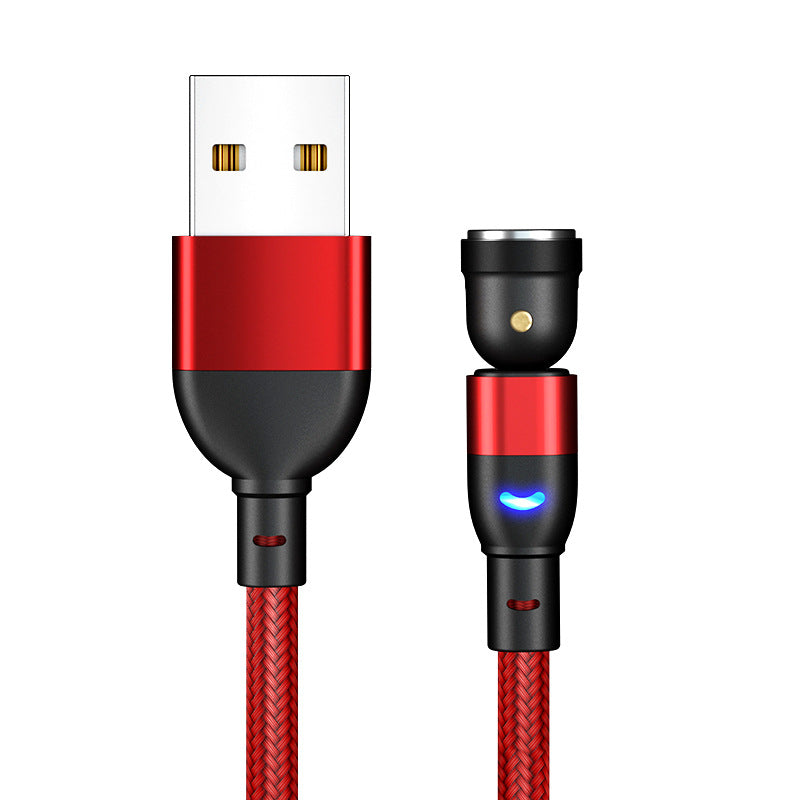 Three-in-one Bent Magnetic Cable