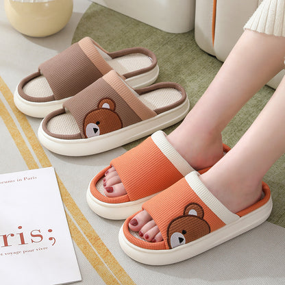 Cute Cartoon Bear Slippers