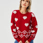 Loose Casual Cozy Heart Sweater