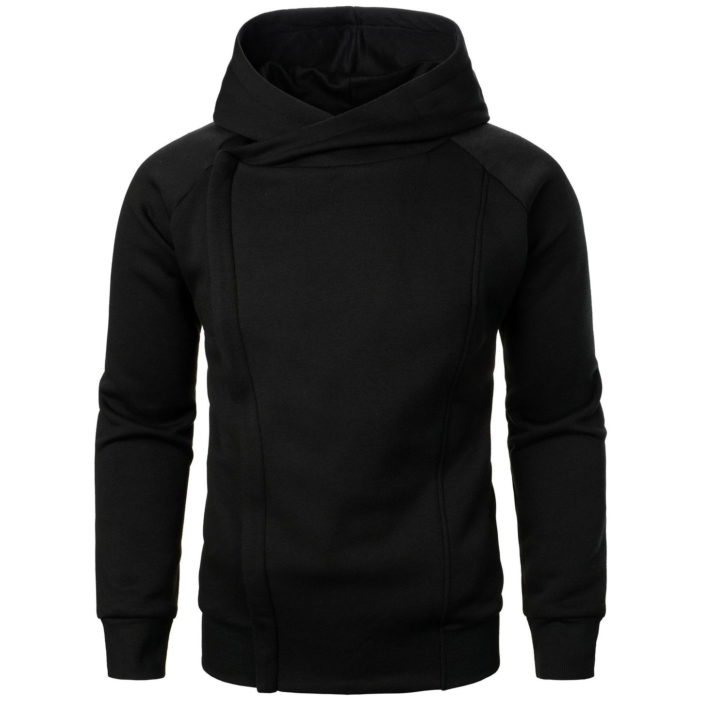 Side Zipper Hooded Sweater