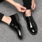 Versatile Breathable Black Casual Shoes